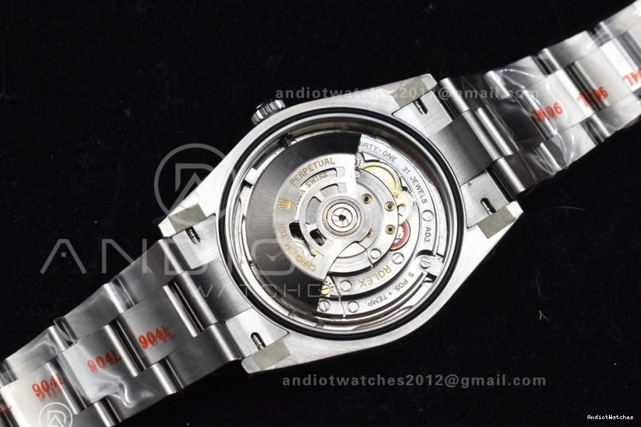 938 Dial Best VR 41mm Red Perpetual Unisex 124300 Oyster Clean 904L Edition Steel 1:1 1122